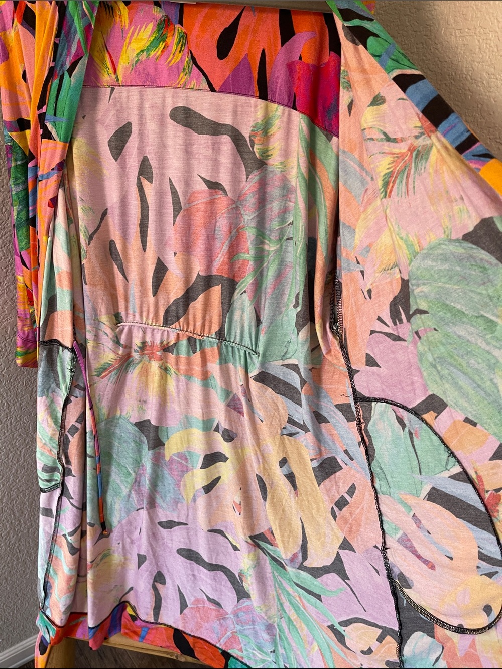 Soma Tropical Cool Night Kimono Robe Wrap Dress 🌺 - Picture 7 of 12